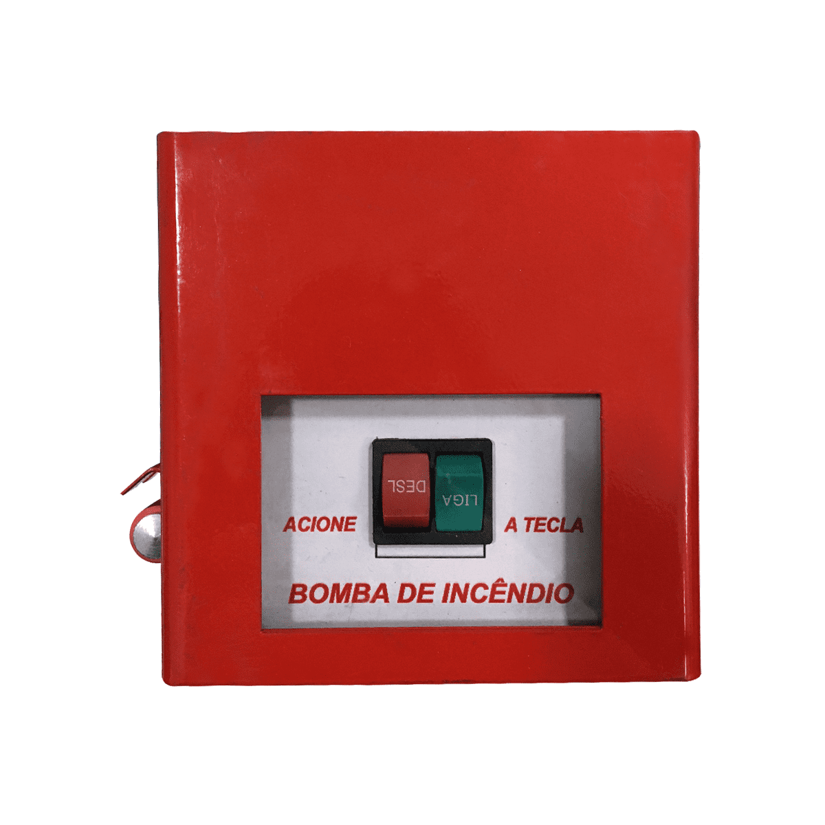 Acionador Botoeira Com Botão Liga/desliga Vermelho