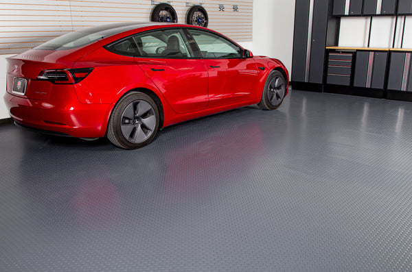 Piso de borracha para garagem