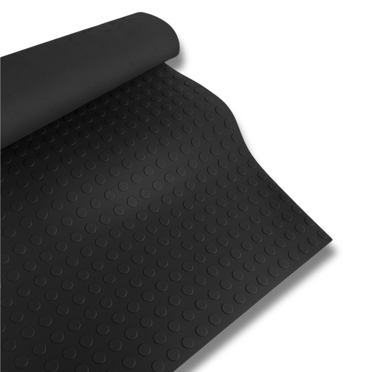 Piso Moeda Preto Pastilhado - 3mm x 1m Largura - Imagem 2