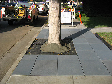 Piso emborrachado para calçada