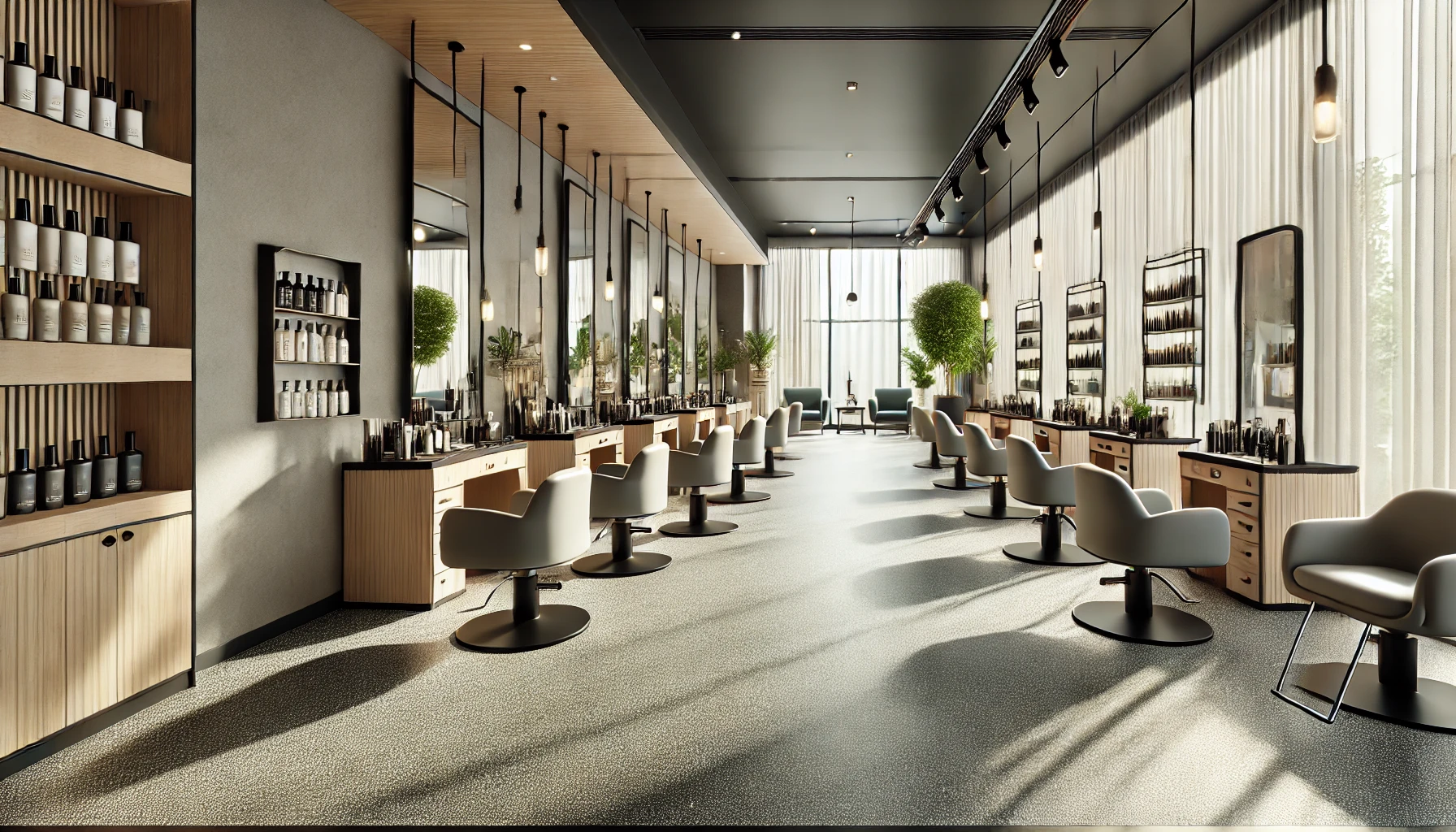 Piso Emborrachado para Salão de Beleza