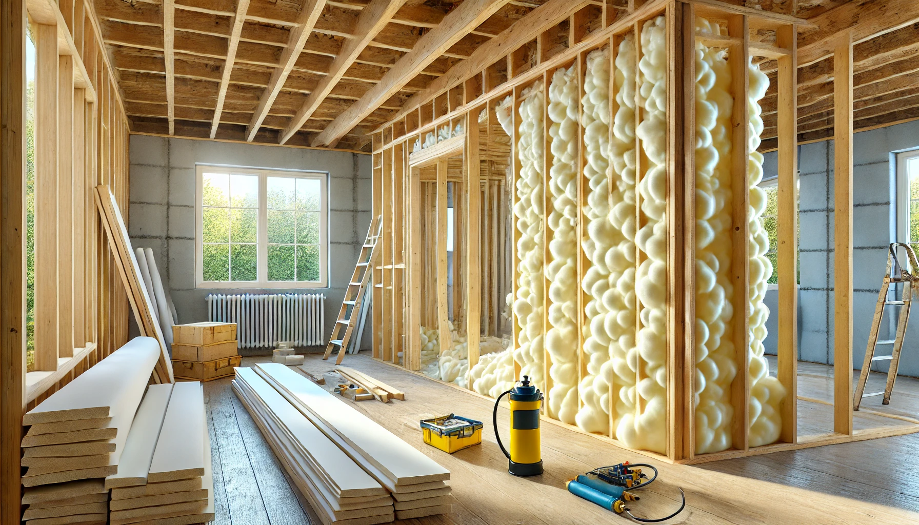 poliuretano para paredes