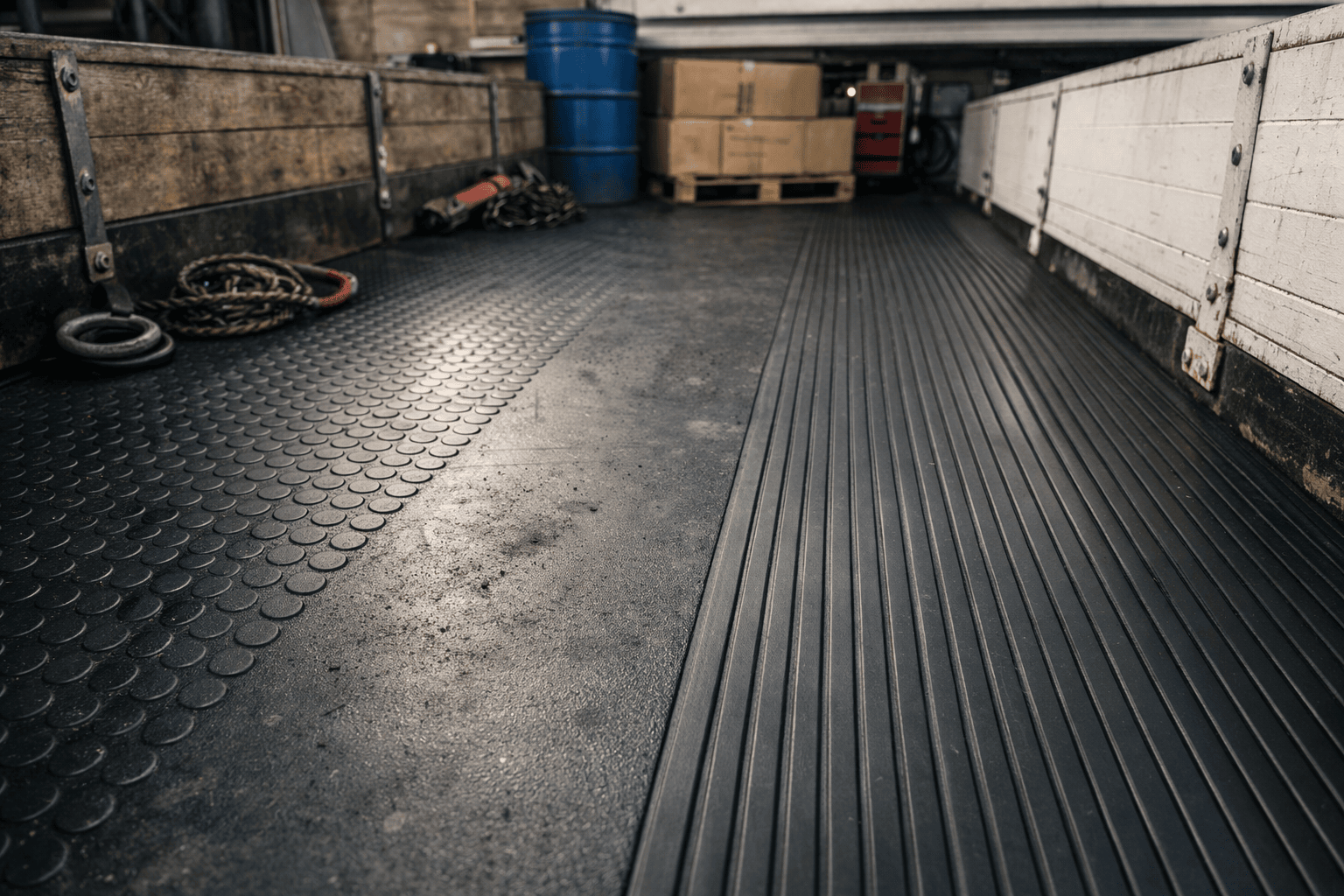 Borrachão para assoalho de caminhão