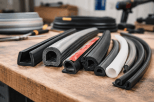 Perfil de borracha para vedação